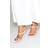 PrettyLittleThing Wide Fit Pu Round Toe Strappy Stiletto Heeled Mules - White