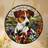 Shein Charming Jack Russell Terrier 2D Christmas Tree Ornament