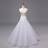 Shein A-Line Double Layer Mesh Ruffle Lace Crinoline Underskirt
