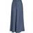 Vila Satin Maxi Midi Skirt - Blue