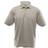 UCC 50/50 Men's Heavyweight Plain Pique Polo Shirt - Heather Grey