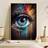 Shein Ink-Splashed Eye Cartoon 5D Diamond Painting