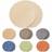 Shein 15 Inch Round Woven Braided Placemat Place Mat Multicolour