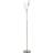Homcom Modern Brushed Nickel/White Floor Lamp 166cm