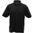 UCC 50/50 Men's Heavyweight Plain Pique Polo Shirt - Black