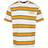 Starter Logo Striped T-shirt - White/Yellow