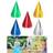 Shein 15pcs Solid Color Cone Party Hats