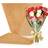 Shein 10pcs Flower Bouquet Sleeves Paper