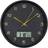 House Nordic Amiens Black Wall Clock 25cm