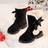 Shein Girls Winter Princess Snow Boots - Thermal Lined