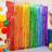 Shein Rainbow Foil Fringe Curtains 2 Packs