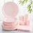Shein Light Pink Flower Petal Disposable Plates