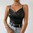 Shein Solid Color V-Neck Ruched Slim Fit Camisole Top