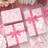 Shein Pink Bow Wrapping Paper Folded