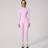 Shein Solid Color Sports Top And Pants Base Set - Yoga