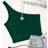 Shein Solid Rib-Knit One Shoulder Crop Top