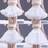 Shein Solid Color Polyester Double Layer Petticoat - Fluffy Cloud Style