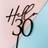 Shein Black Acrylic Hello Personalized Age Birthday Topper Cake Decoration