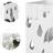 Songmics Drip Tray White Umbrella Stand