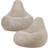 ICON Dalton Cord Adult Chair Set of 2 Bean Bag