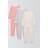 John Lewis Kids Hearts and Stripes Pyjamas - Multi