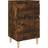 vidaXL Cabinet Smoked Oak Bedside Table 35x40cm