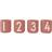 Design Letters Mini Nude Taza de café espresso 4pcs