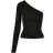 Urban Classics Asymmetric Long Sleeve Top - Black