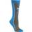 Seger Snow Bear Sock - Blue Pattern