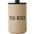 Design Letters You Rock Beige Termokop 35cl