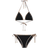 Burberry Check Trim Triangle Bikini - Black