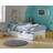 Habitat Lloyd Storage Cabin White Single Frame Bed