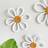 Shein Bohemian Handmade Woven Daisy Decoration 1/3pcs Wall Decor