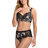 Miss Mary Fauna Non Wired Bra - Black