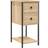 vidaXL Cabinet Sonoma Oak Bedside Table 42x32cm