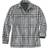 Carhartt Men's Relaxed Fit Heavyweight Flannel Sherpa-Lined Shirt - Asphalt