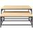 vidaXL 832819 Sonoma Oak Småbord 80x80cm 2st