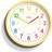 Jones Clocks Kids Analogue Wall Clock Yellow
