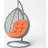 Homescapes Luxury Egg Cushion 80 x 120 cm Burnt Chair Cushions Orange
