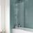 Premier Ella Straight Hinged Bath Screen ERSS1