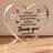 Shein Acrylic Heart Shaped Plaque For Women Decorative Item