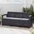 Trueshopping Rattan 3 Seater Graphite with Grey Modular Sofa