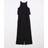 River Island Petite Black Layered Wide Leg Jumpsuit