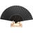Shein Chinese Style Black Retro Hand Fan