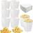 Shein White Paper Popcorn Boxes 50pcs