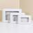 Shein 10pcs White Windowed Cardboard Boxes