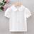 Shein Young Girl Peter Pan Collar Button Front Blouse