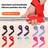 Shein Weightlifting Anti-Slip Silicone Wrist Straps