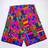 Shein African Wax Print Double-Sided Geometric Pattern Fabrics Multicolour