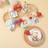 Shein 48pcs Blue Bear Lollipop Decoration Cards